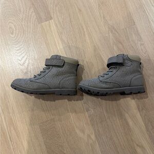 Gray Kids Boots